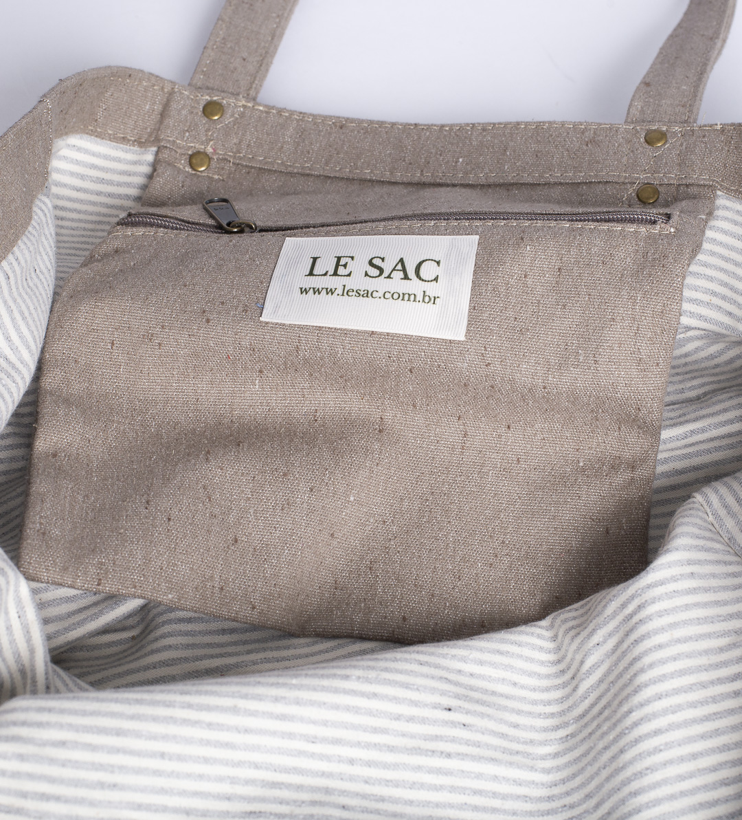 Sac cabas personnalisé Trendy Ecru